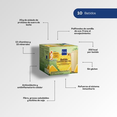 Batido Lacto-Zumo sabor Piña - NutriCare