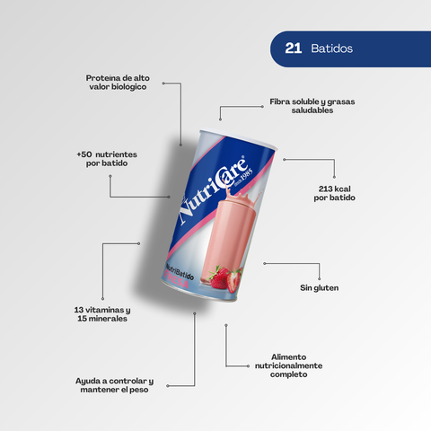 Batido de Fresa - NutriCare