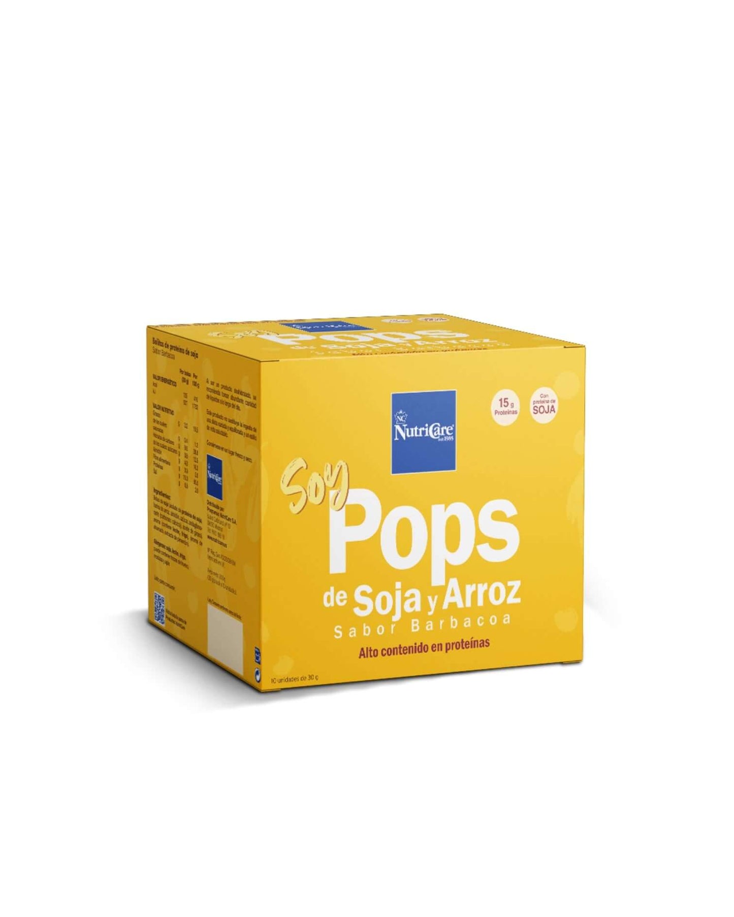 Pops Soja y Arroz sabor Barbacoa - NutriCare