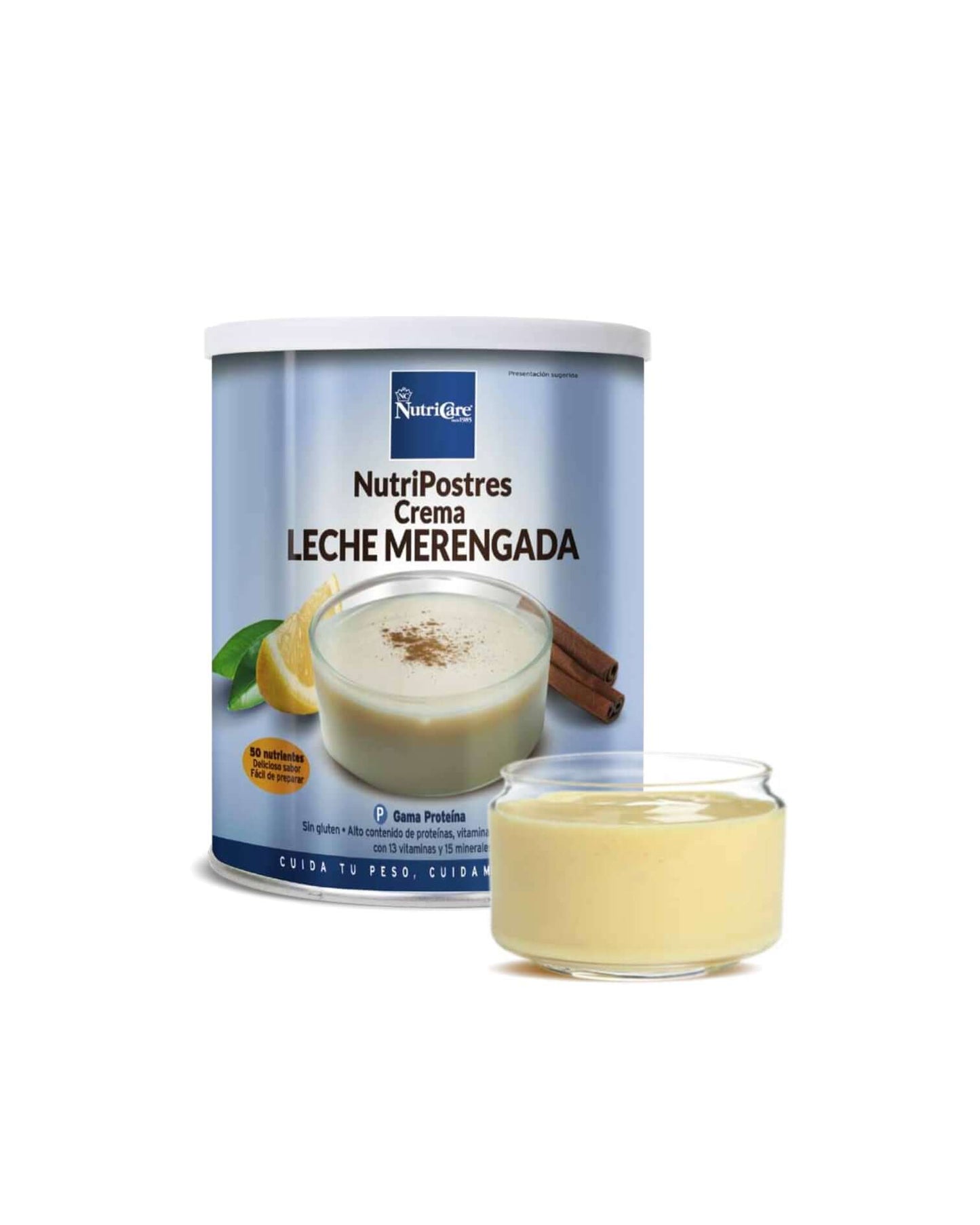 Postre Crema sabor Leche Merengada - NutriCare