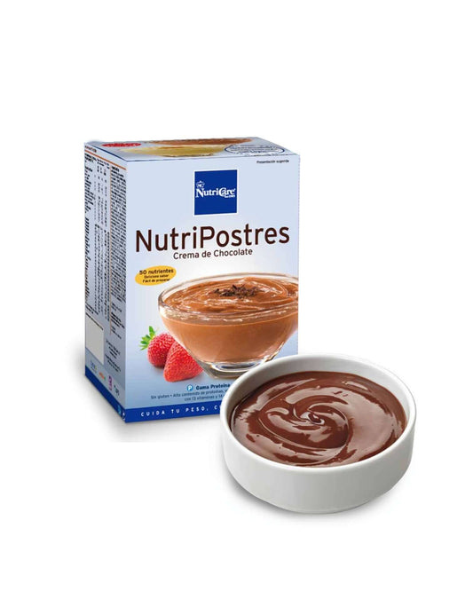 Postre Crema sabor de Chocolate - NutriCare