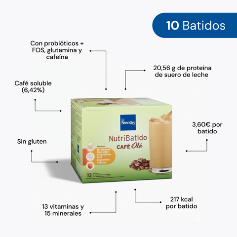 Batido de Café Olé Capuchino - NutriCare
