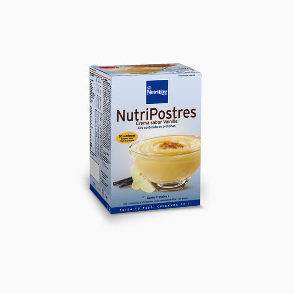 Muestras Postres Crema de Chocolate y Vainilla - NutriCare