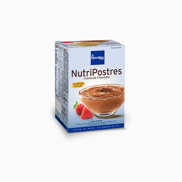 Muestras Postres Crema de Chocolate y Vainilla - NutriCare