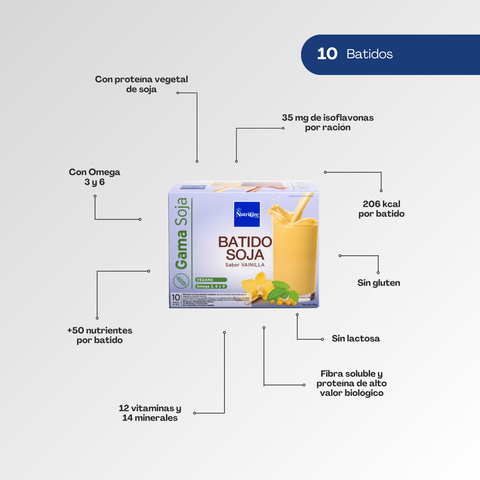 Batido de Soja sabor Vainilla - NutriCare